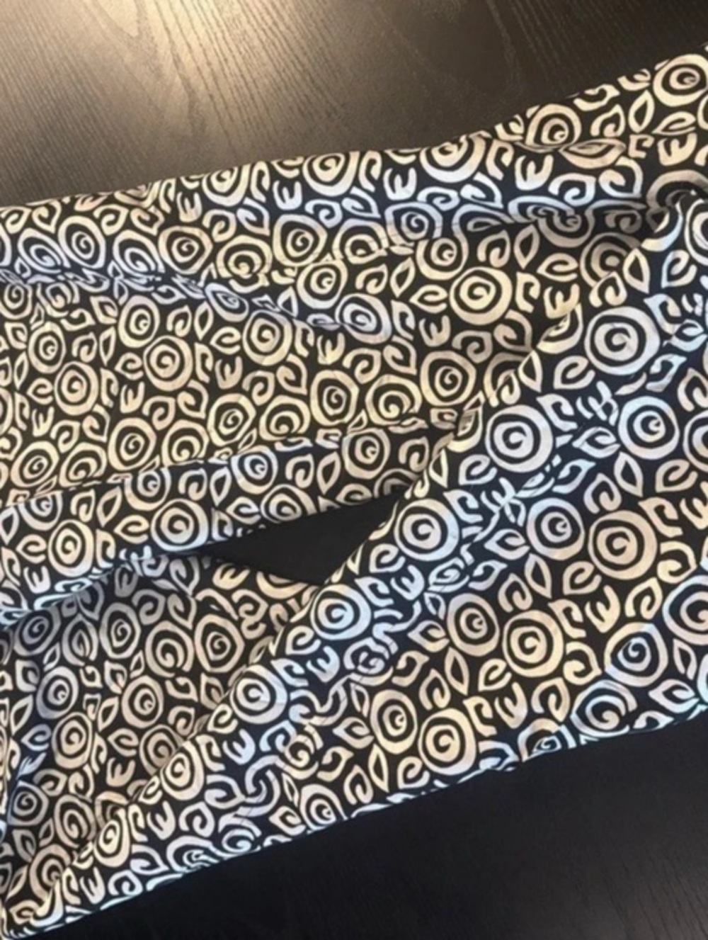 Sigrid Olsen Abstract Pattern Pant in Black & White - Picture 3 of 8